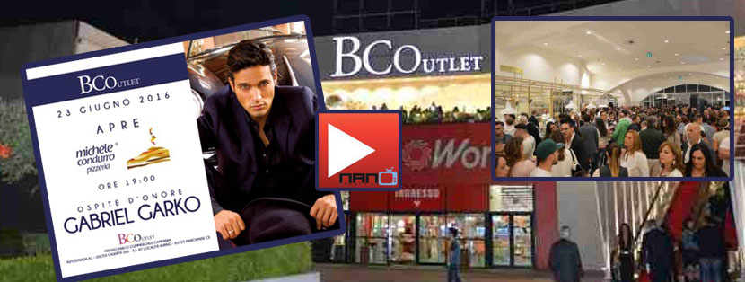 VIDEO – Gabriel Garko al Best Company Outlet inaugura “Da Michele Condurro”