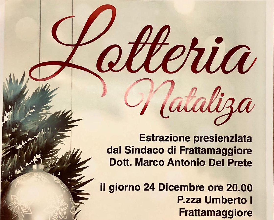 “Lotteria Natalizia” a Frattamaggiore:  si scende in piazza nelle vesti di Babbo Natale