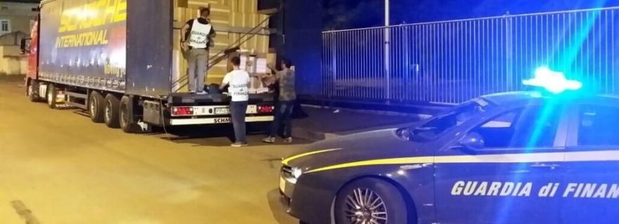 Caivano: Sequestrate oltre 5 tonnellate di sigarette di contrabbando