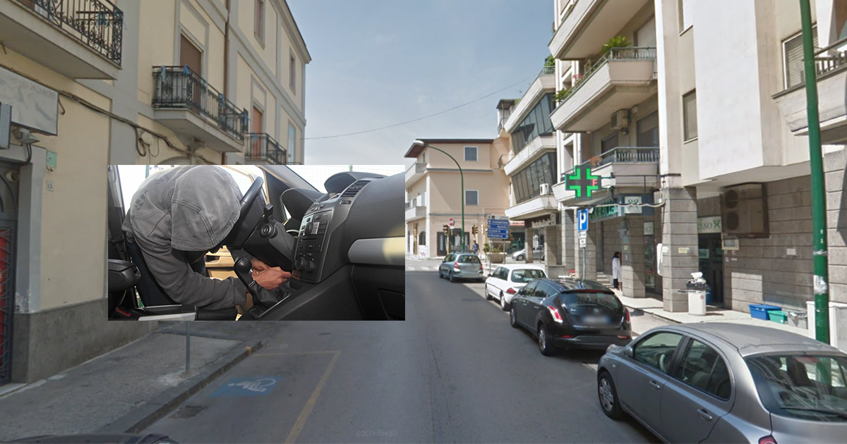 Casoria: Rubata auto in un lampo e in pieno centro