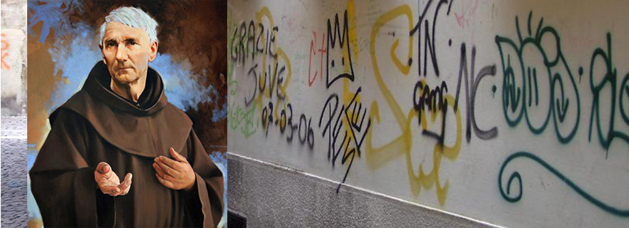 Casoria: imbrattata dai writers la casa di San Lodovico