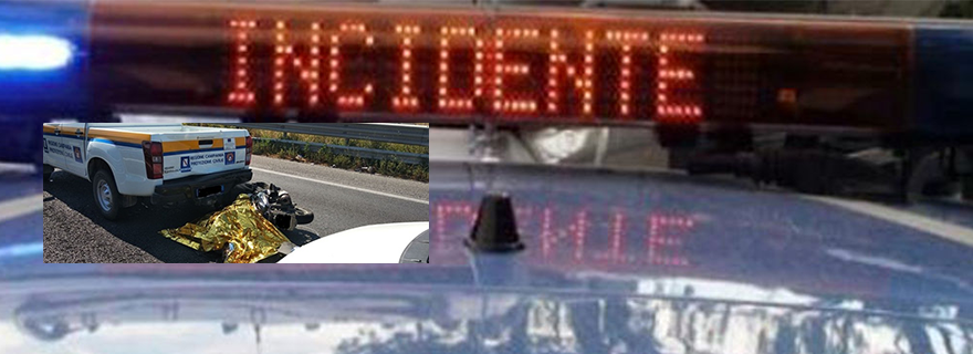 Caivano: Centauro si schianta contro mezzo della Protezione Civile sulla 7bis, morto