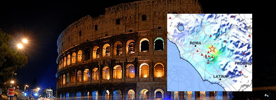 Terremoto a Roma, scossa di 3.7 nella zona est della capitale