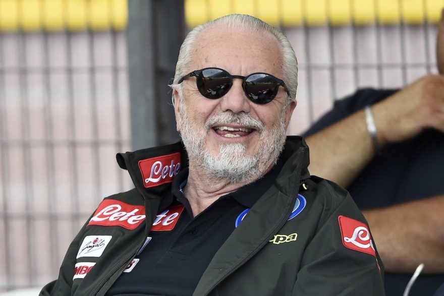 Napoli, De Laurentiis: “Llorente è una scelta di Ancelotti. Mertens e Callejon? Sono di famiglia”