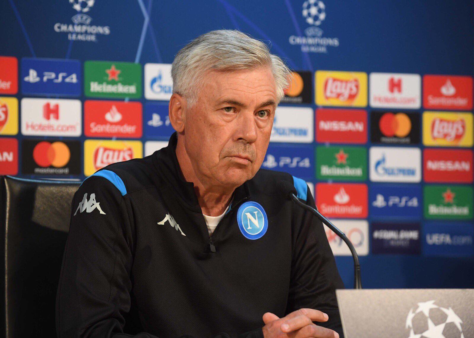 Napoli, Ancelotti:” I timori bisogna lasciarli a casa. Abbiamo la possibilità di rispondere in campo”