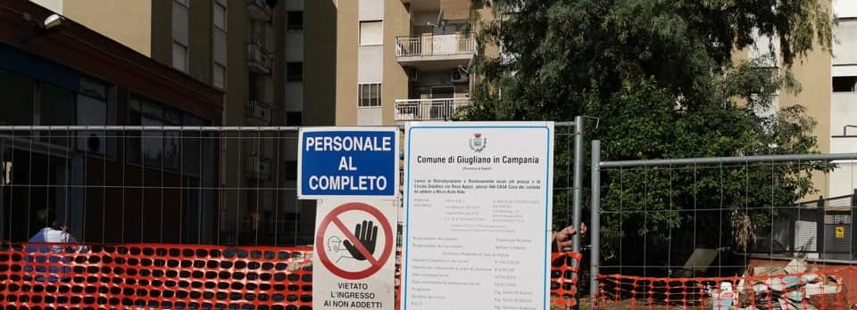 Giugliano: lavori per il Micro Nido comunale al via. Sarà realizzato in Via Agazzi, nell’ex casa del custode.
