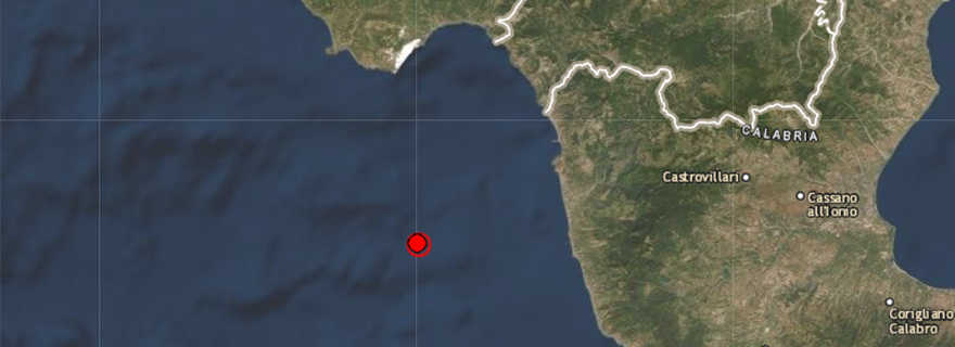 Terremoto Mar Tirreno
