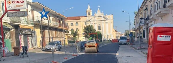Giugliano, viale San Francesco d’Assisi: completato il primo tratto fognario