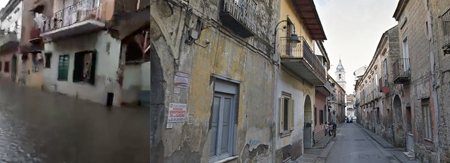 Maltempo Frattaminore: via Viggiano sembra Venezia