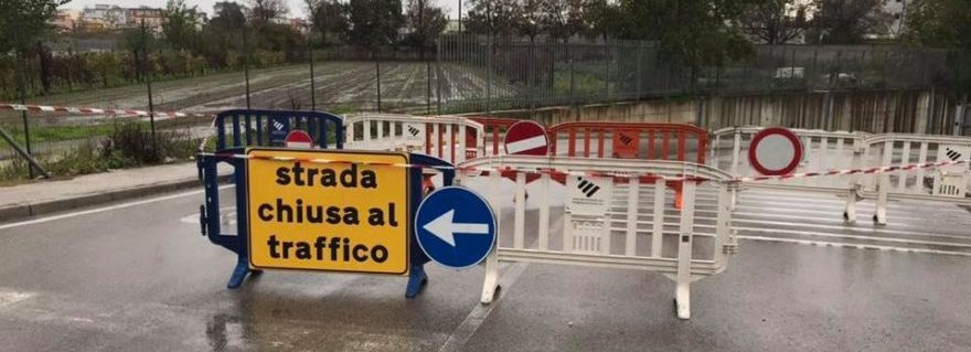 Maltempo: Allagamenti a Casoria, chiuso il sottopasso nei pressi di via Pietro Nenni