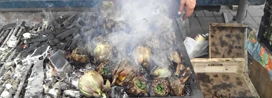 Arzano – Casavatore: Sequestrati 150 chilogrammi di carciofi arrostiti in strada