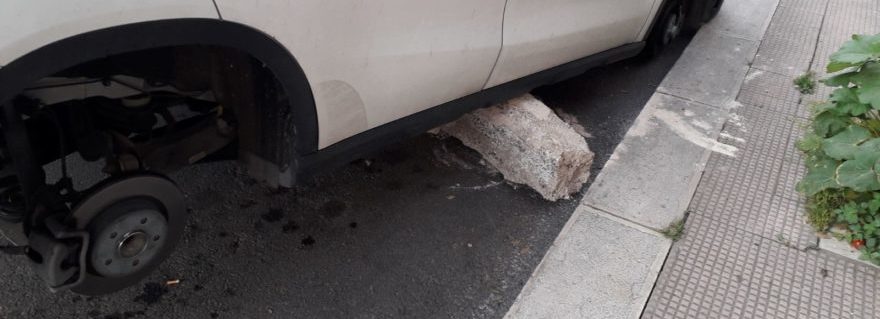 Casoria: Rubate decine di ruote, è emergenza