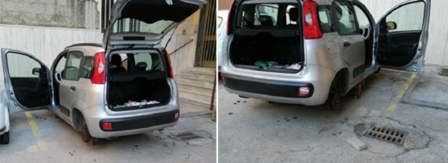 Frattamaggiore: Continuano i furti di pneumatici, tre negli ultimi dieci giorni