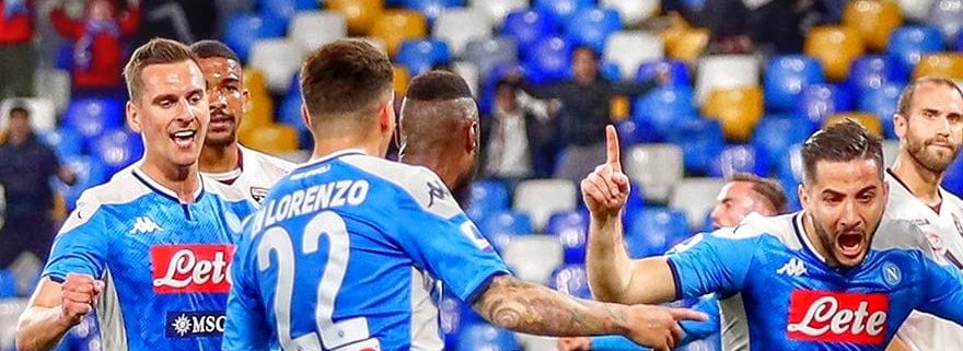 Napoli-Torino: 2-1. Manolas e Di Lorenzo stendono i granata