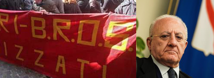 Il Gruppo autonomo dei Bros scrive al Presidente De Luca: “Il Coronavirus ha messo in ginocchio anche l’arte di arrangiarsi”