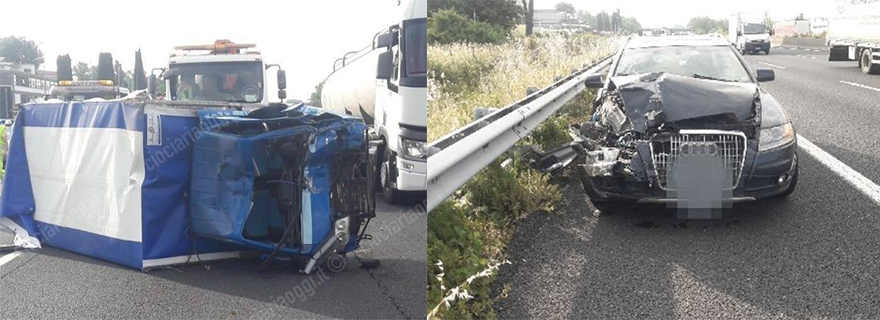 Incidente sull’Autostrada A1, ferito un afragolese