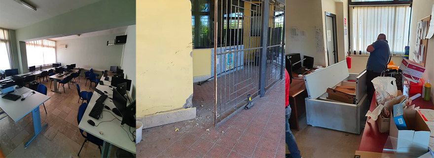 Sant’Arpino: Furto al Liceo Scientifico Siani