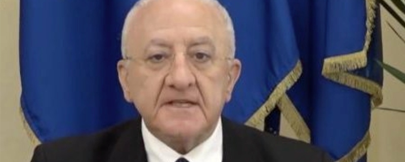 Il Governatore De Luca: “Fino a giugno in Campania non si entra”