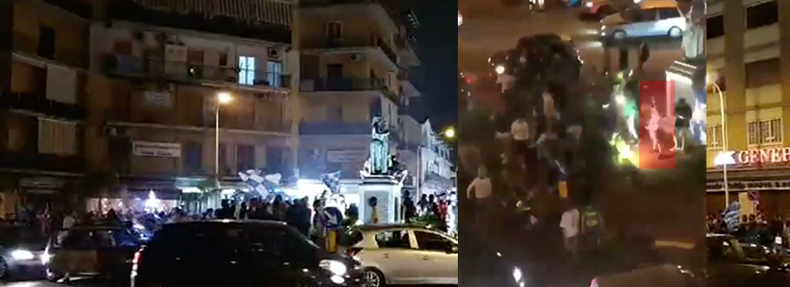 Frattamaggiore: Spari durante la festa dei tifosi del Napoli