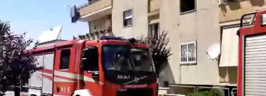 Giugliano: Incendio in un appartamento al Parco Futura