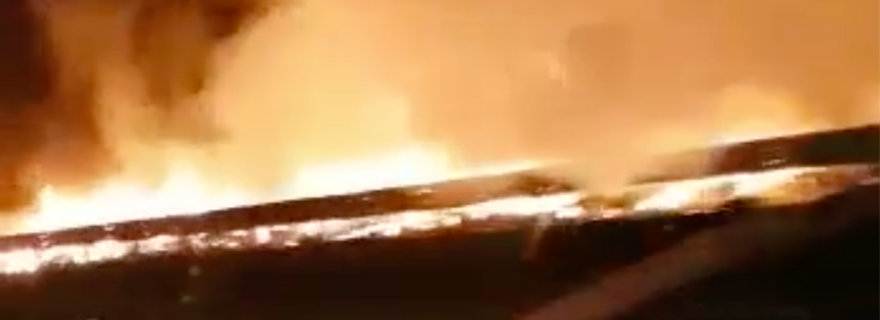 Giugliano: Maxi rogo tossico nella zona Asi