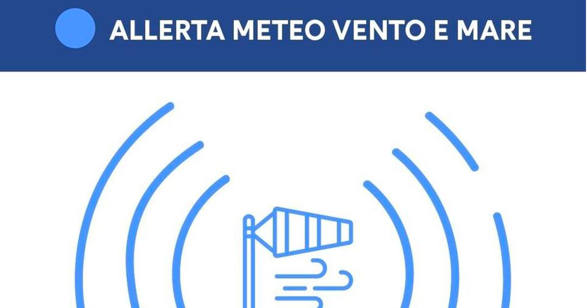 Allerta meteo per vento forte e mare molto agitato sulla Campania