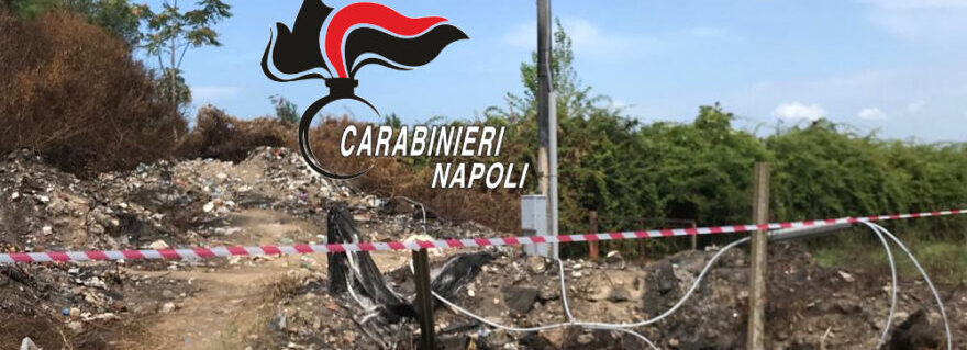 Giugliano: Sequestrati mille metri quadri di terreno con rifiuti speciali