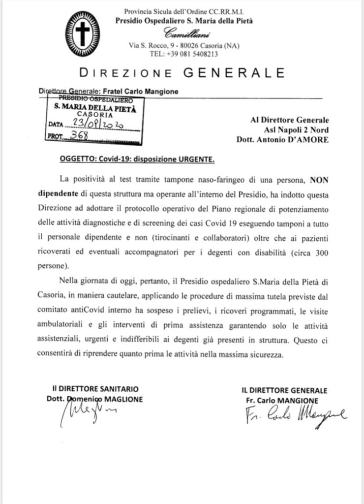 Ospedale Camilliani Casoria