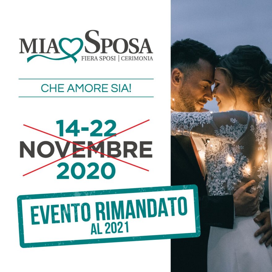 Mia Sposa Fiera rimandata al 2021, Damiano: “Una decisione sofferta”
