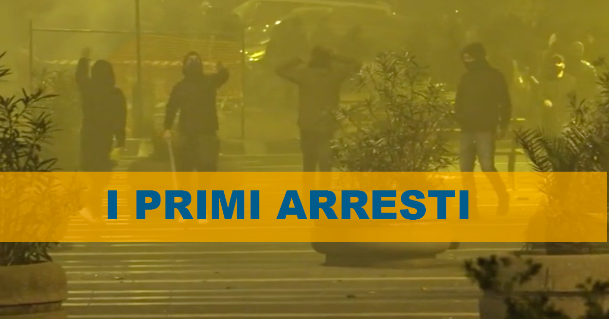 Scontri a Napoli: arrivano i primi due arresti