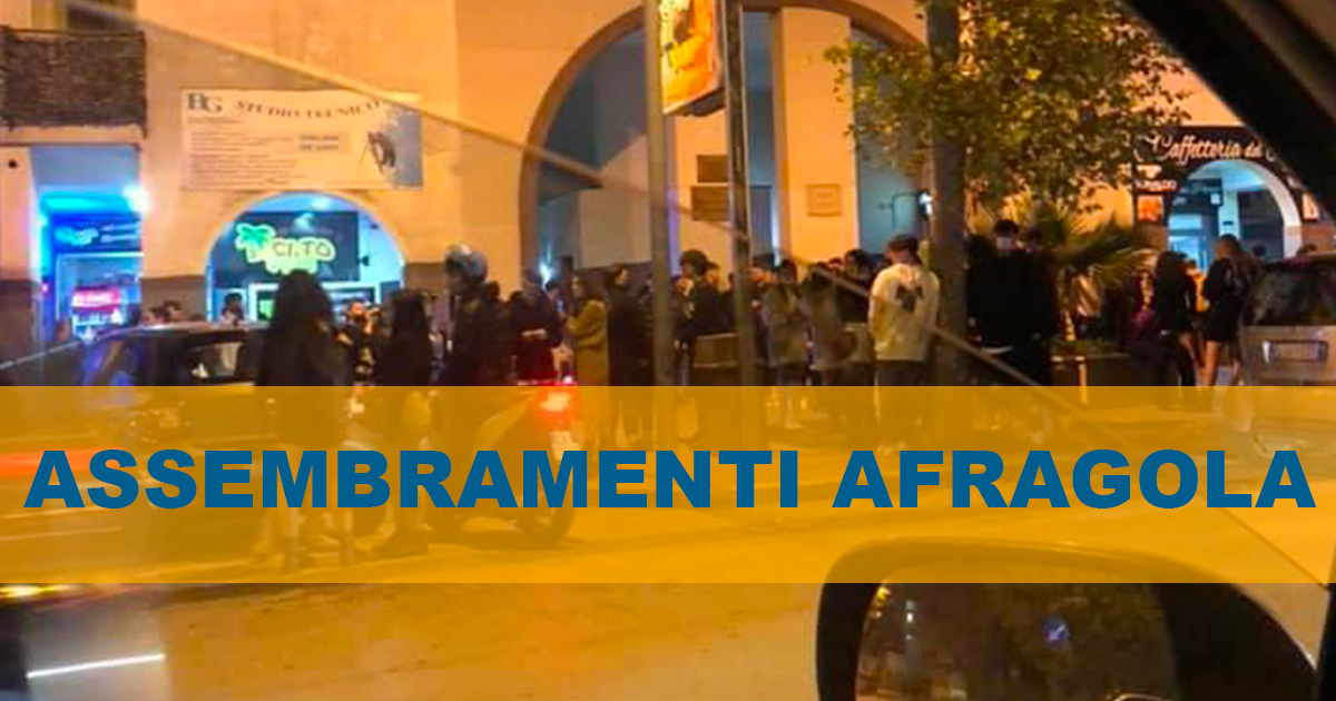 Afragola: Assembramenti senza regole al parco Sant’Antonio