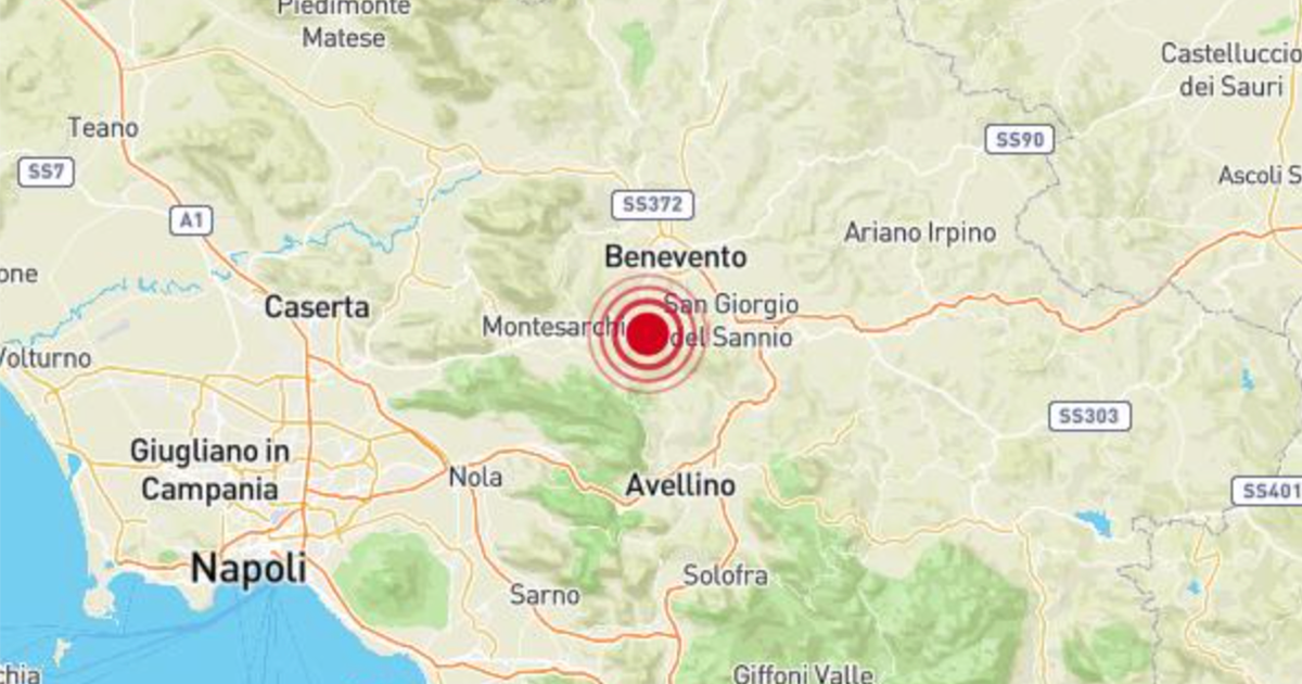 Scossa di terremoto nel Sannio, nel dicembre 2019 ci fu uno sciame sismico