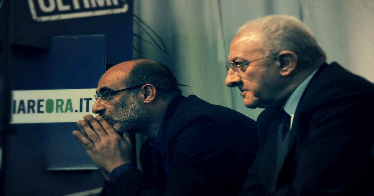 Patto PD-M5s per Napoli: De Luca Manda al tavolo Gino Cimmino
