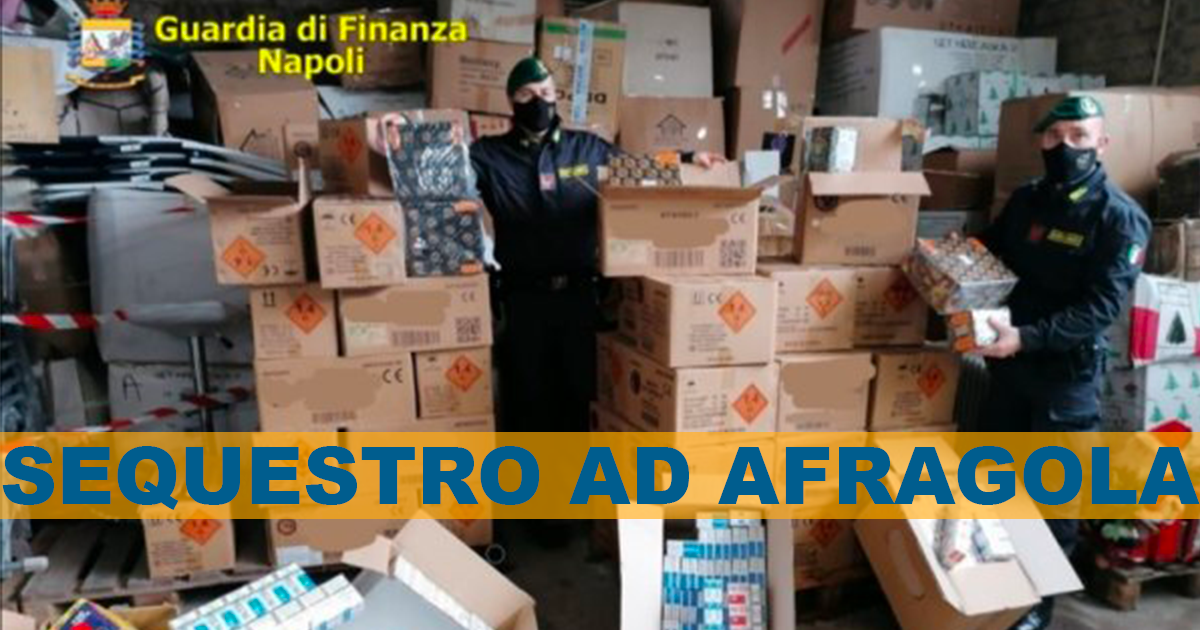 Afragola: Sequestrati 800kg di botti altamente pericolosi