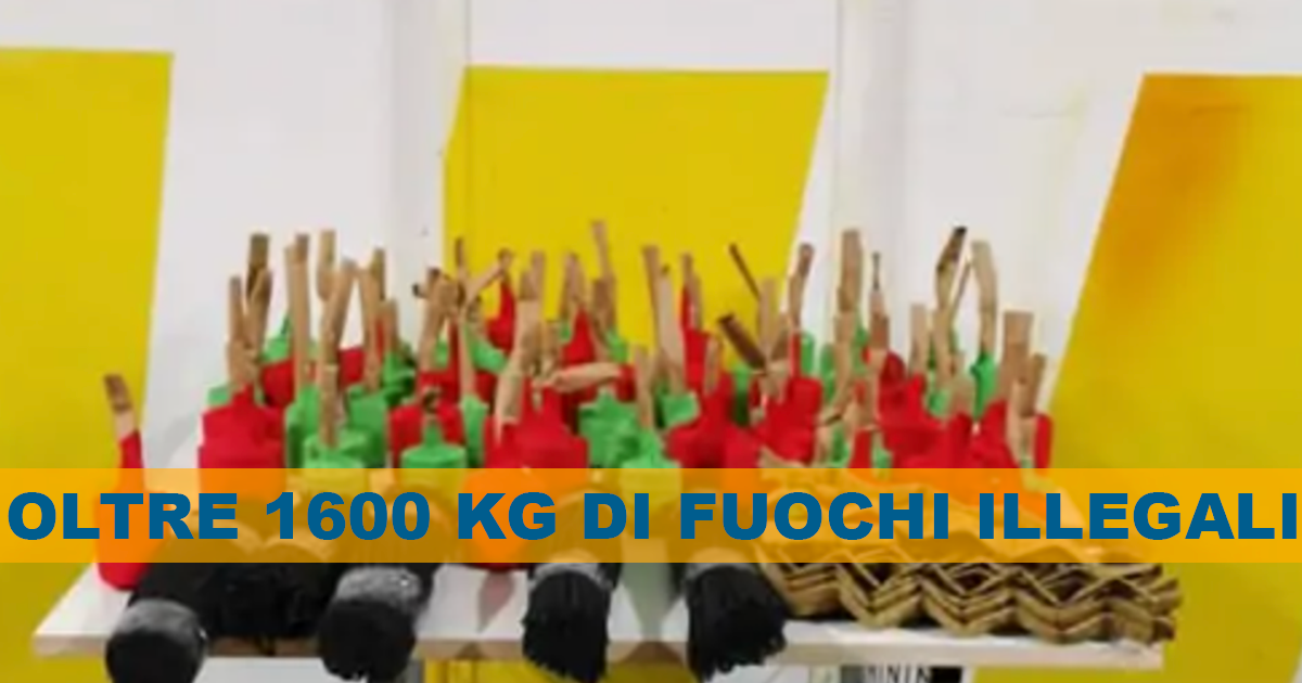 Botti illegali, sequestrati fuochi anche a Frattamaggiore e Acerra