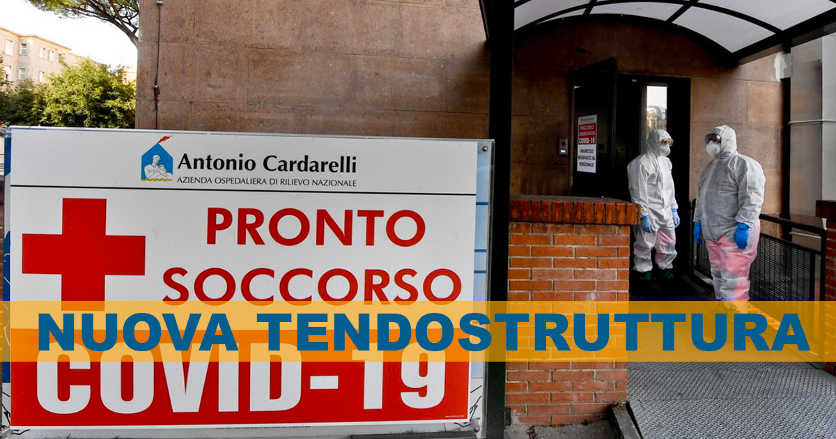Covid: Cardarelli, pronta tendostruttura 16 letti, apre domani