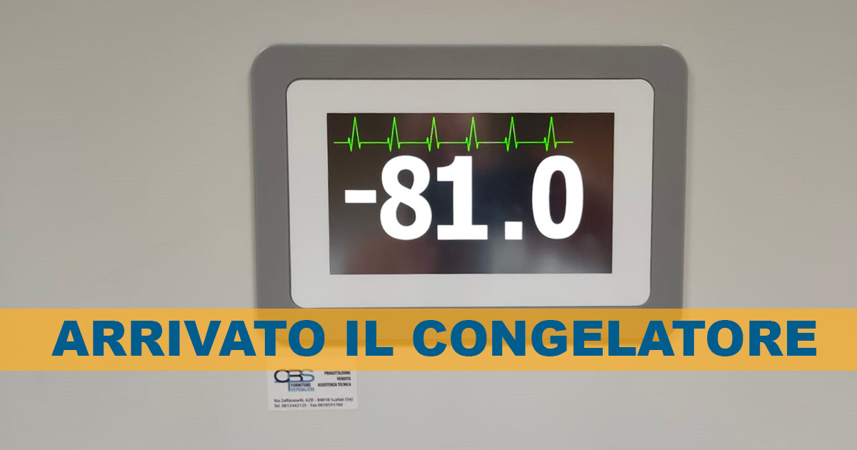 Frattamaggiore: pronto il congelatore per il vaccino anti-covid