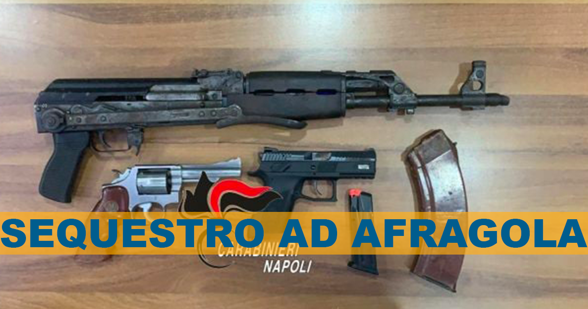 Afragola: Sequestrate pistole e un kalashnikov