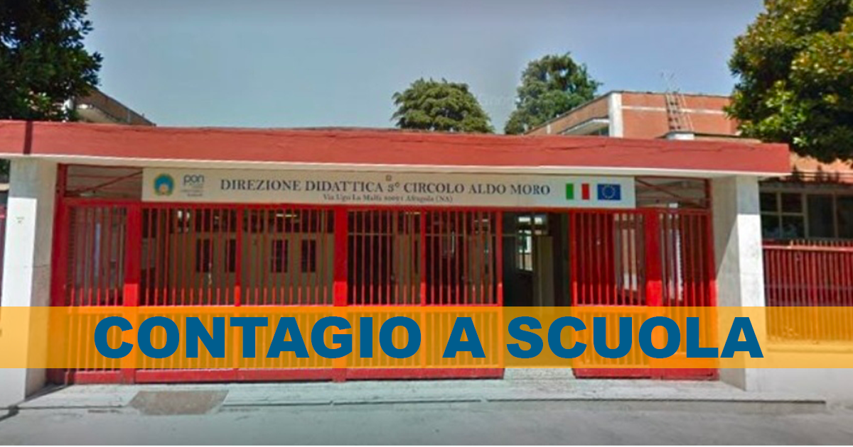 Afragola: Contagio alla Scuola Aldo Moro, attivata la procedura d’isolamento e sanificazione