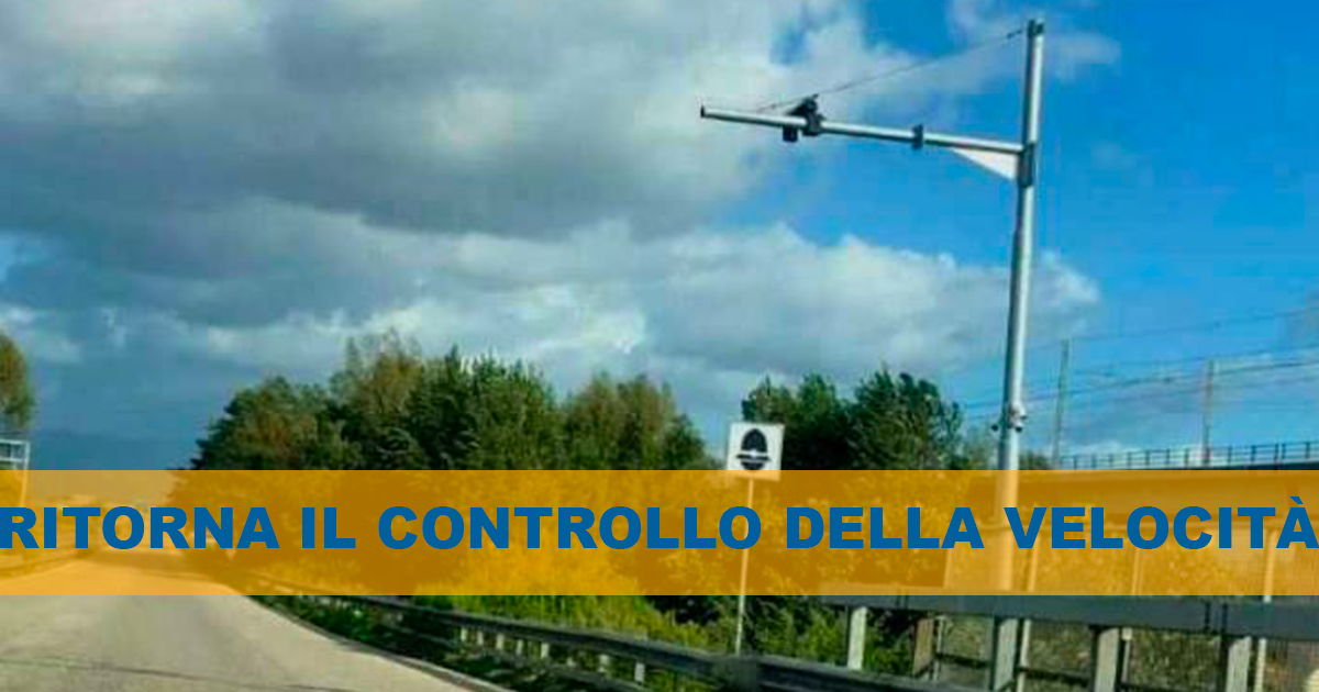 Ritorna il controllo della velocità sull’Asse Mediano, multe a partire da 139 euro
