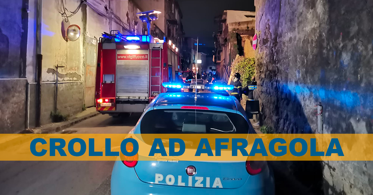 Afragola: crollato un palazzo in via Arena