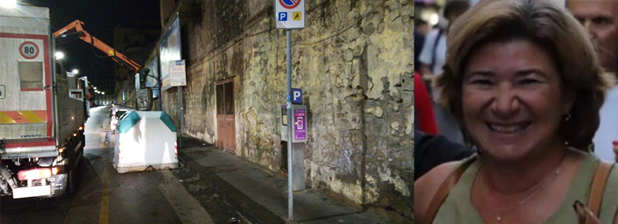 Napoli. Posti disabili occupati da campane raccolta differenziata: ASIA mette sotto accusa i parcheggiatori abusivi