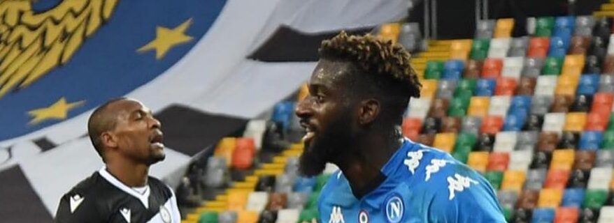 Udinese-Napoli: 1-2. Decide la zuccata di Bakayoko