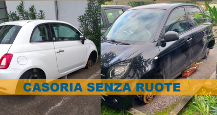 Casoria furti pneumatici