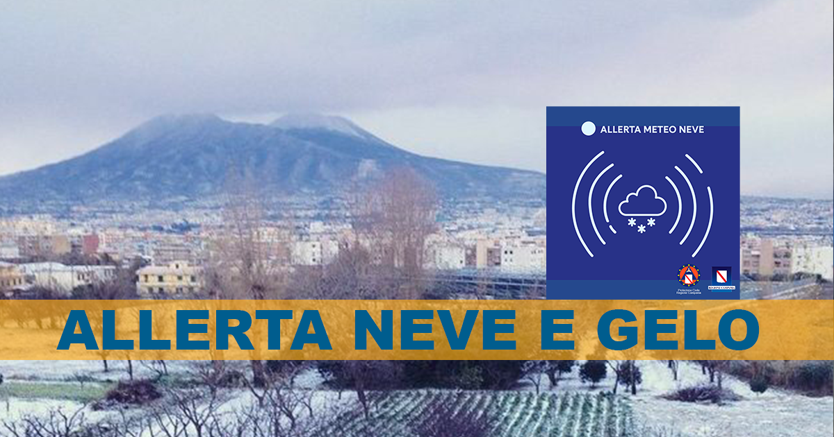 Campania: Allerta gelo e neve, dama bianca in montagna e rischio fioccate a Napoli