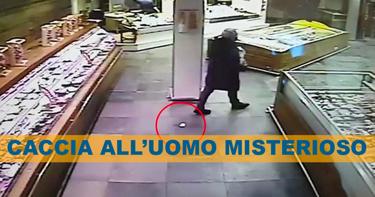 Napoli: caccia all’uomo misterioso che ha perso 50mila euro di diamanti mentre faceva la spesa