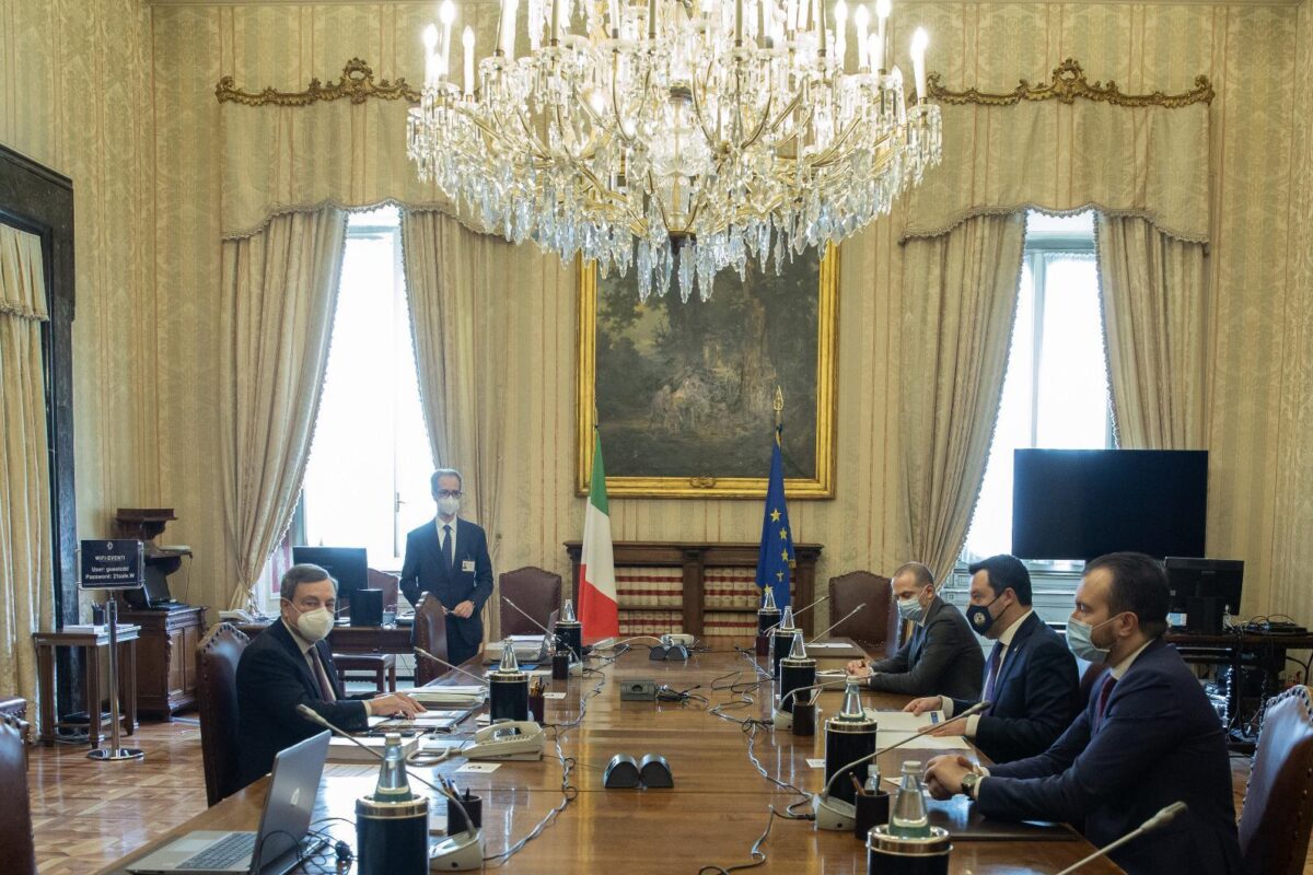 Salvini apre al Governo Draghi: Non poniamo condizioni