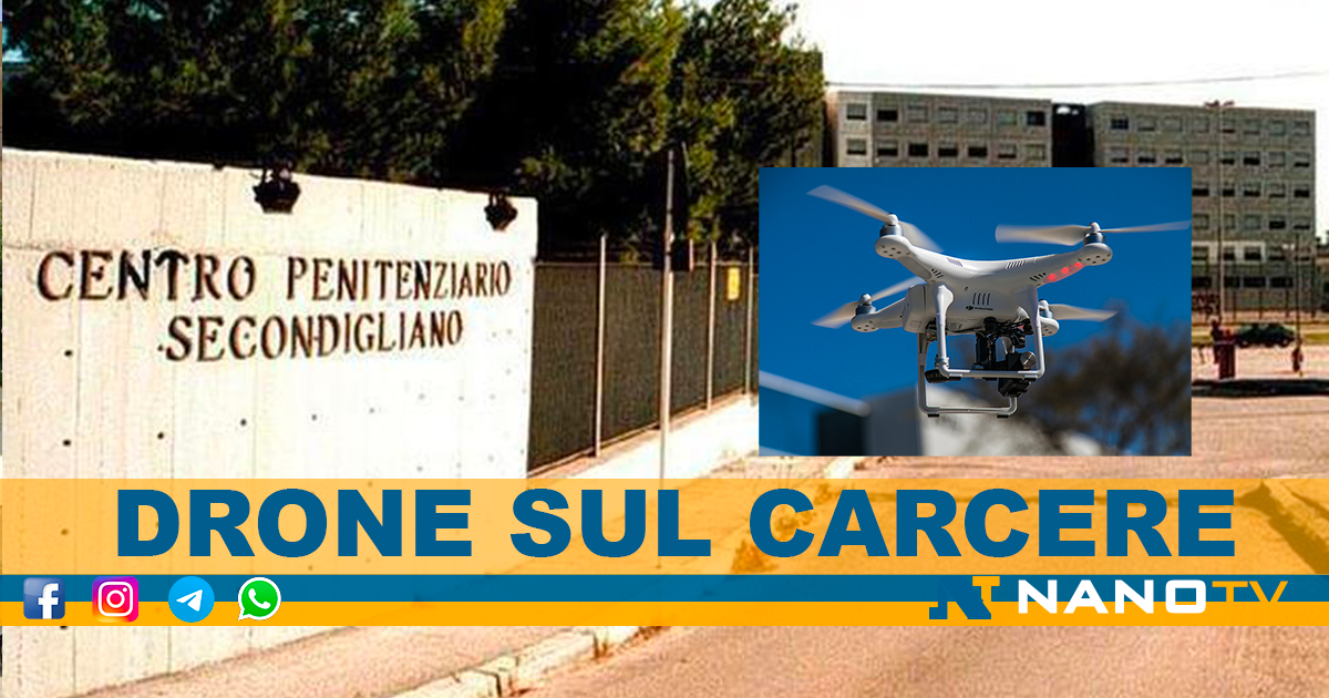 Bloccato drone contenente smartphone, diretto nel carcere di Secondigliano