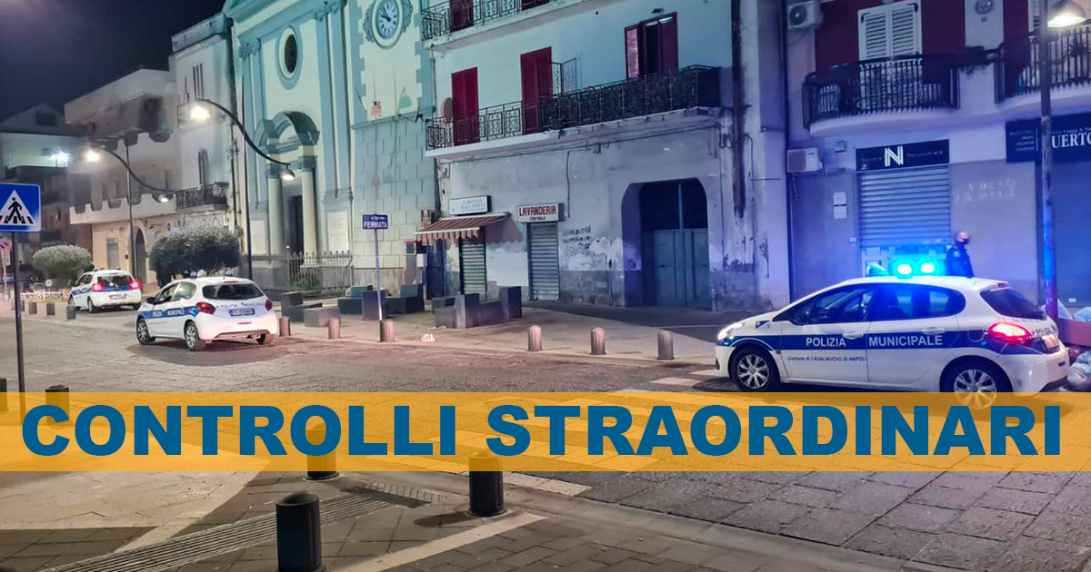 Casalnuovo: Controlli straordinari anti assembramenti nel week end