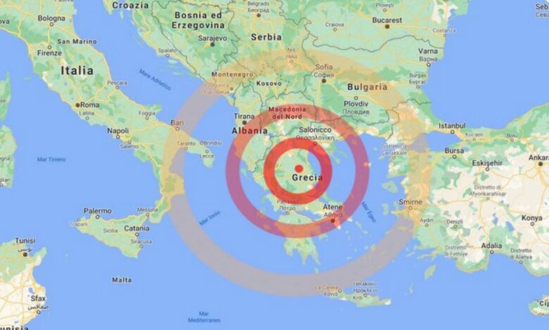 Grecia, terremoto a Tyrnavos